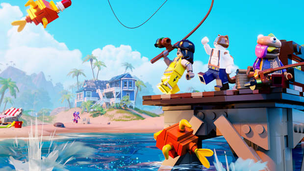 LEGO Fortnite adds fishing to the game in Patch v28.30 Gone Fishin'.